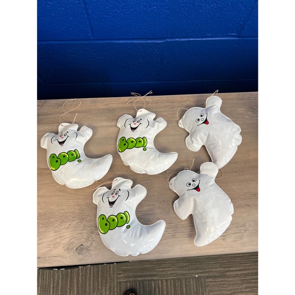 VTG inflatable set of 5 ghost HALLOWEEN - Picture 1 of 10